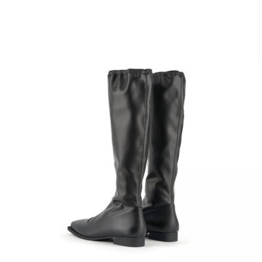 ISSEY MIYAKE × UN ] 164AJ538 : STEM Long Boot / Black(35 Black