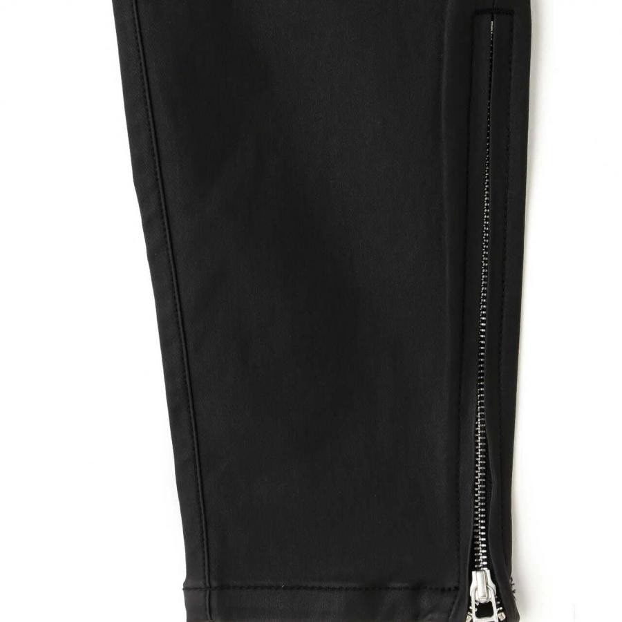 DankeSchon/ダンケシェーン/COATED FLAP PANTS/コーディングフラップパンツ BLACK L