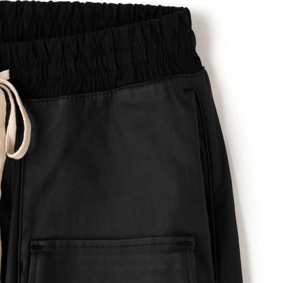 DankeSchon/ダンケシェーン/COATED FLAP PANTS/コーディングフラップパンツ BLACK XL