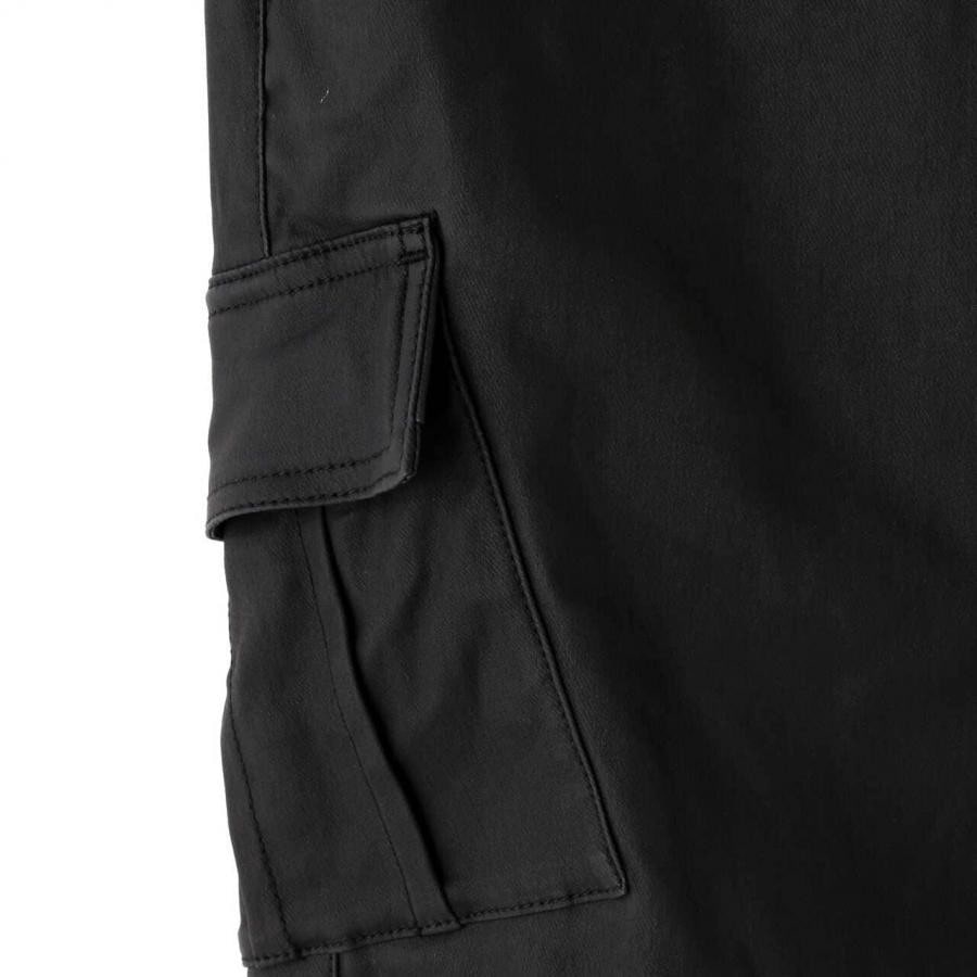 DankeSchon/ダンケシェーン/COATED ZIP CARGO PANTS/コーティングジップカーゴパンツ BLACK XL