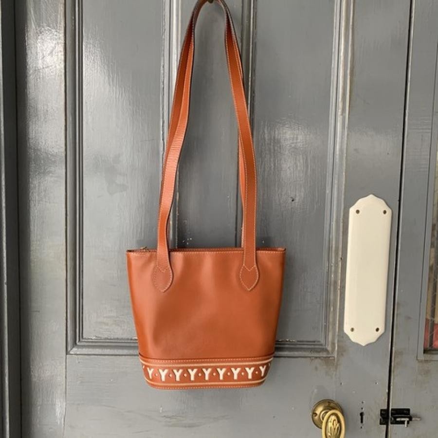 vintage YVES SAINT LAURENT〈ヴィンテージサンローラン〉ショルダートートバッグ