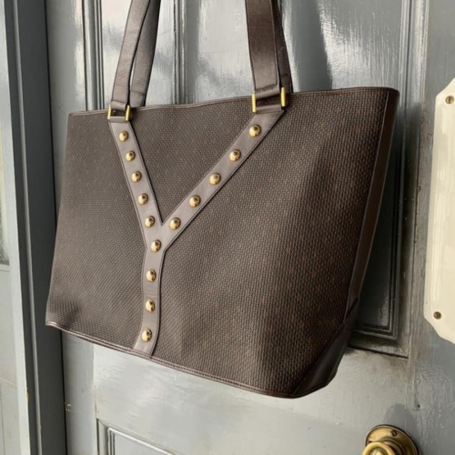 vintage YVES SAINT LAURENT〈ヴィンテージサンローラン〉トートバッグ