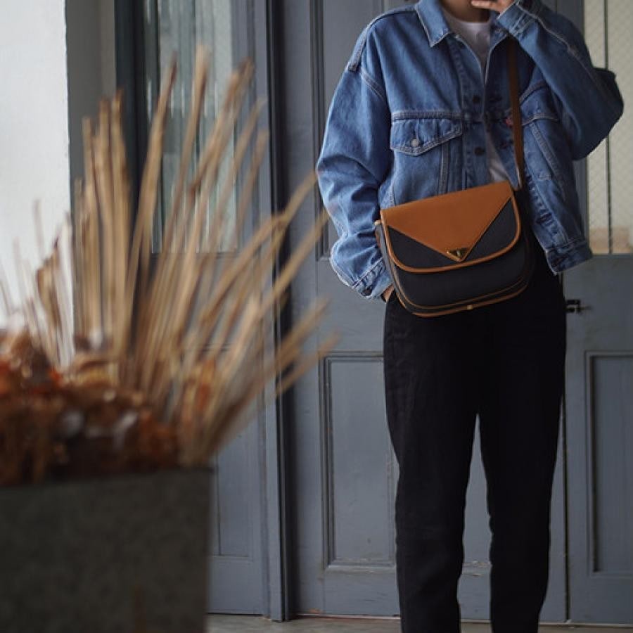 vintage YVES SAINT LAURENT(イヴ・サンローラン）ショルダーバッグ3