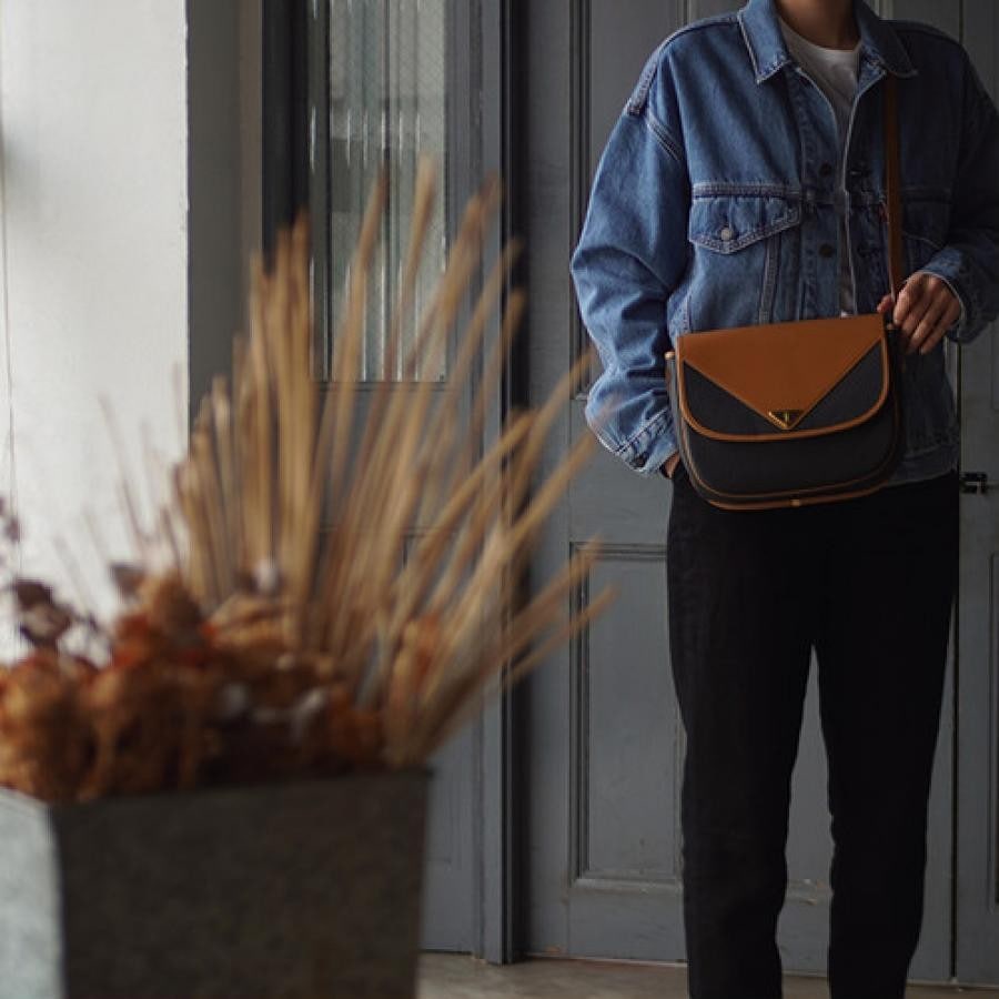 vintage YVES SAINT LAURENT(イヴ・サンローラン）ショルダーバッグ3