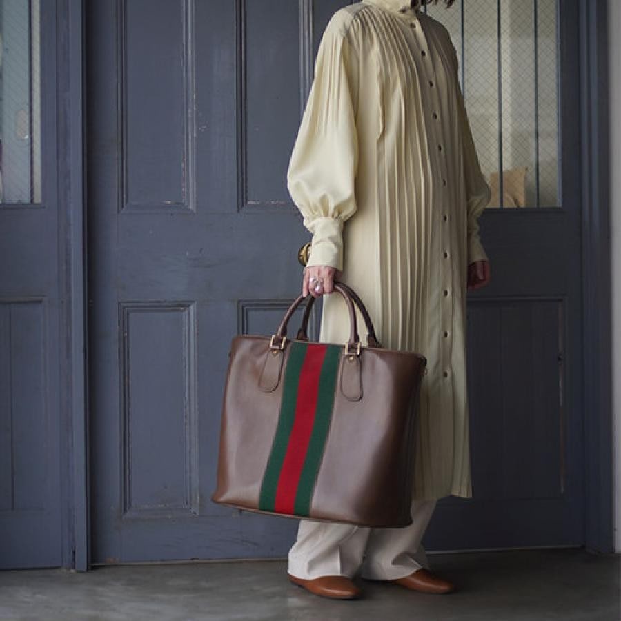 vintage GUCCI〈ヴィンテージグッチ〉ボストンバッグ