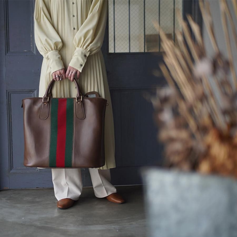 vintage GUCCI〈ヴィンテージグッチ〉ボストンバッグ