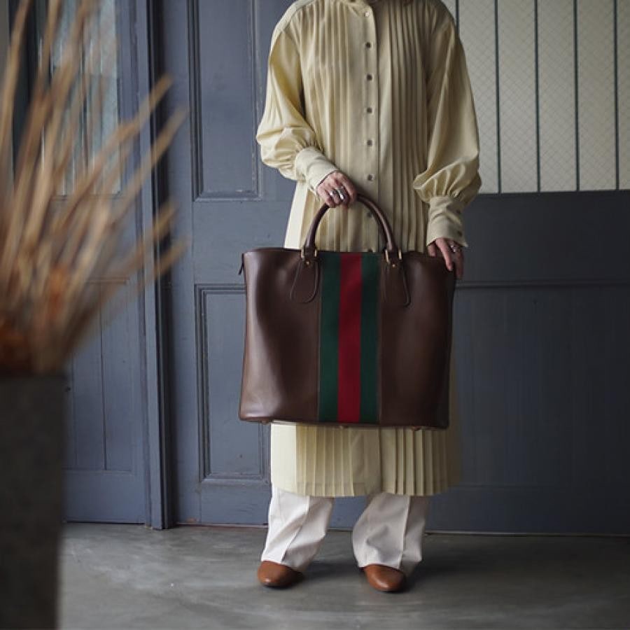 vintage GUCCI〈ヴィンテージグッチ〉ボストンバッグ