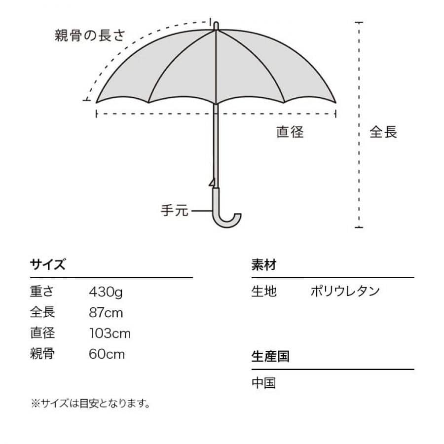 【ビニール傘】旅する喫茶×Wpc.クリームソーダ 長傘【長傘】 PK