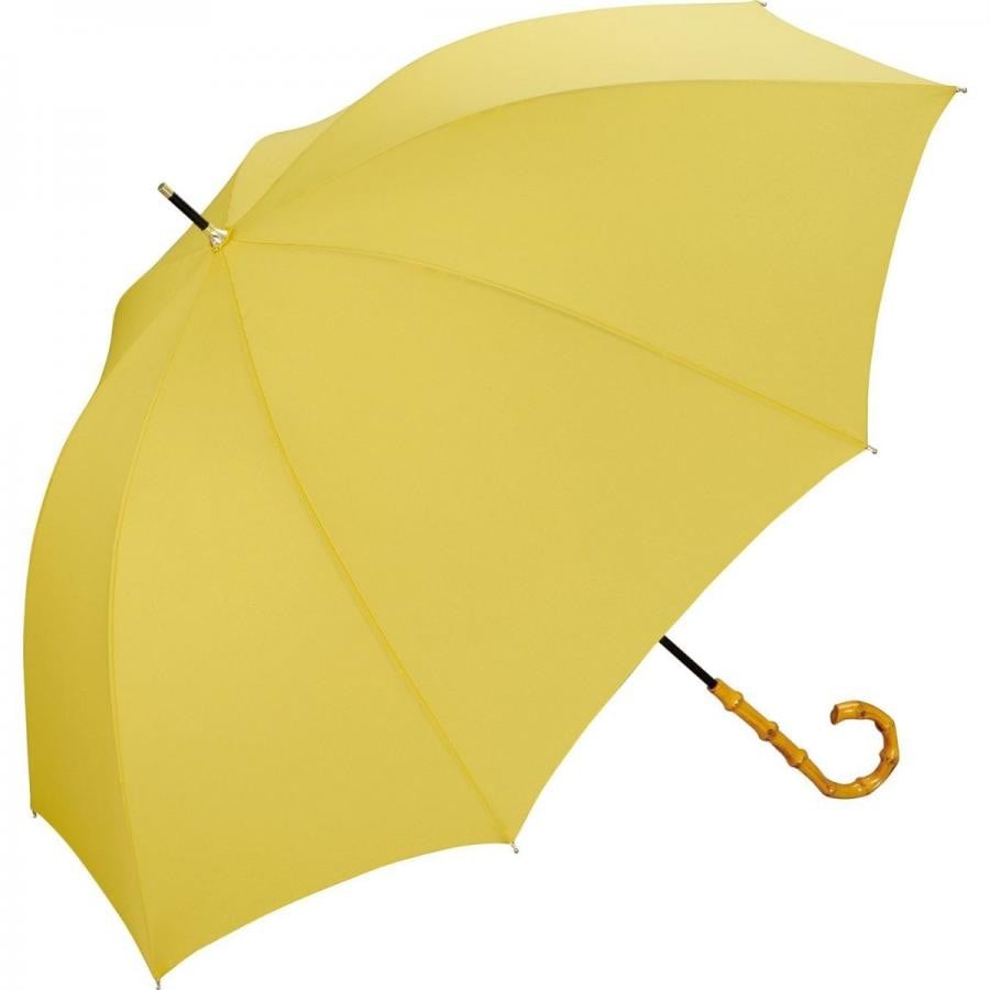 【直営店・オンライン限定商品】ベーシックバンブーアンブレラ 雨傘 長傘 イエロー