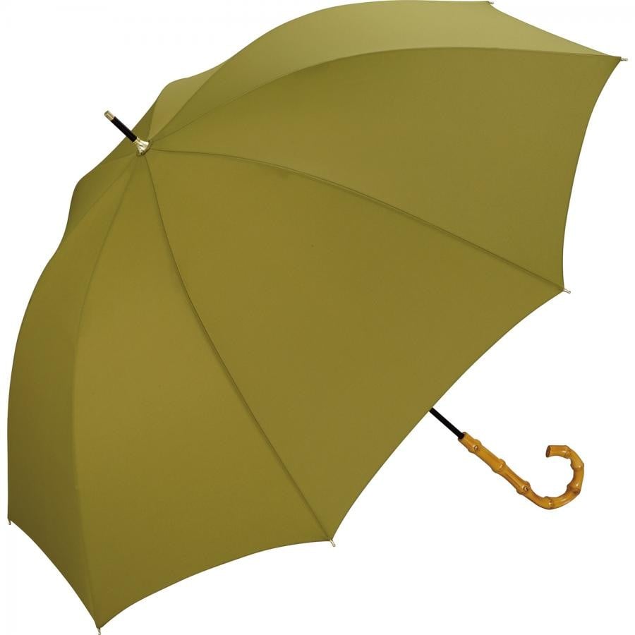 【直営店・オンライン限定商品】ベーシックバンブーアンブレラ 雨傘 長傘 グリーン