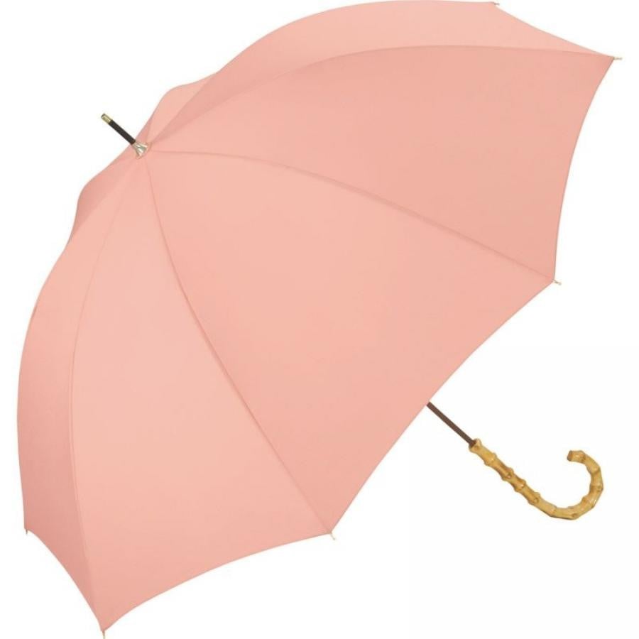 【直営店・オンライン限定商品】ベーシックバンブーアンブレラ 雨傘 長傘 ピンク