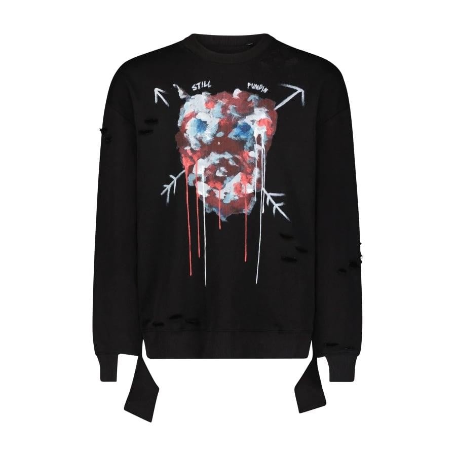 【Haculla】STILL PUMPIN CREW(BLACK) BLACK L