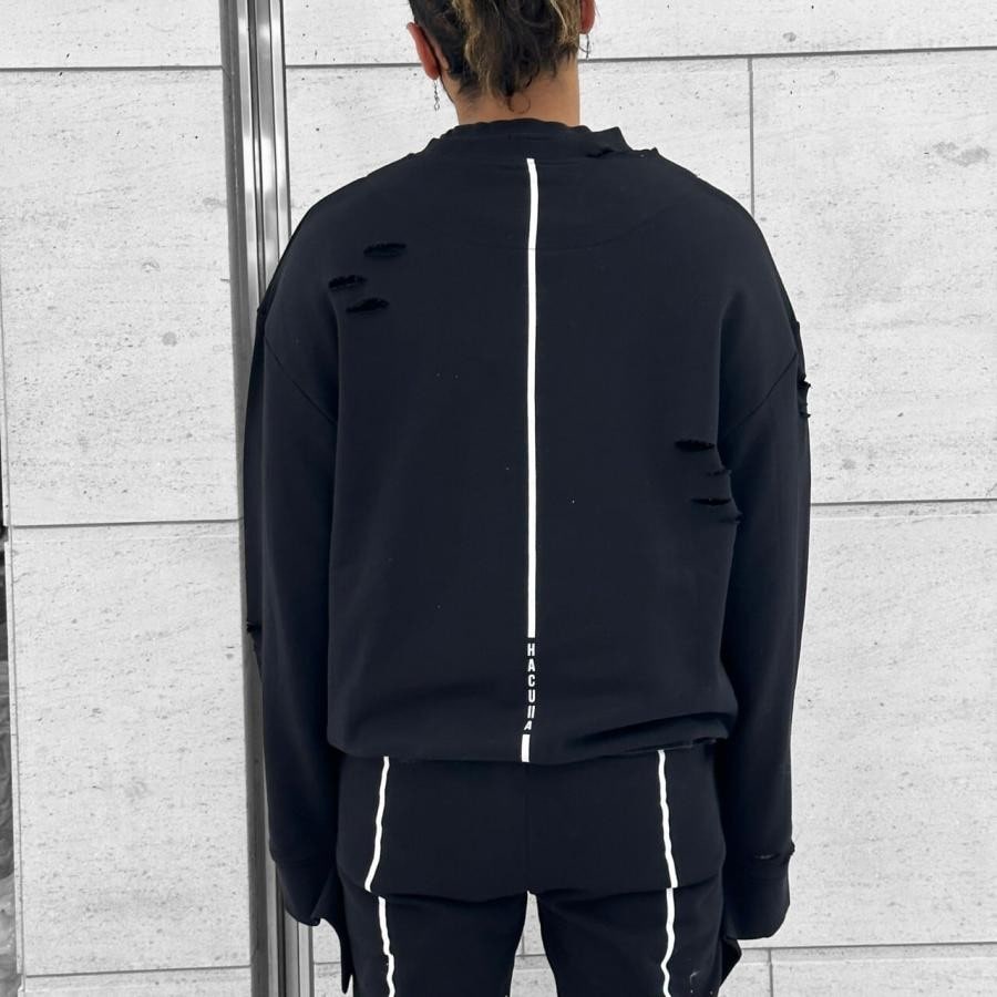 【Haculla】STILL PUMPIN CREW(BLACK) BLACK L