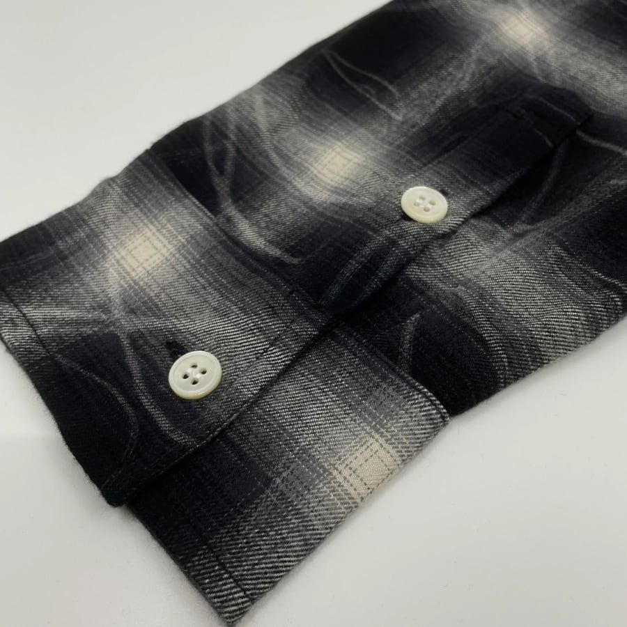 【Haculla】PLAID ONE OF A KIND LASER LONG SLEEVE SHIRT(BLACK/WHITE) BLACK/WHITE M