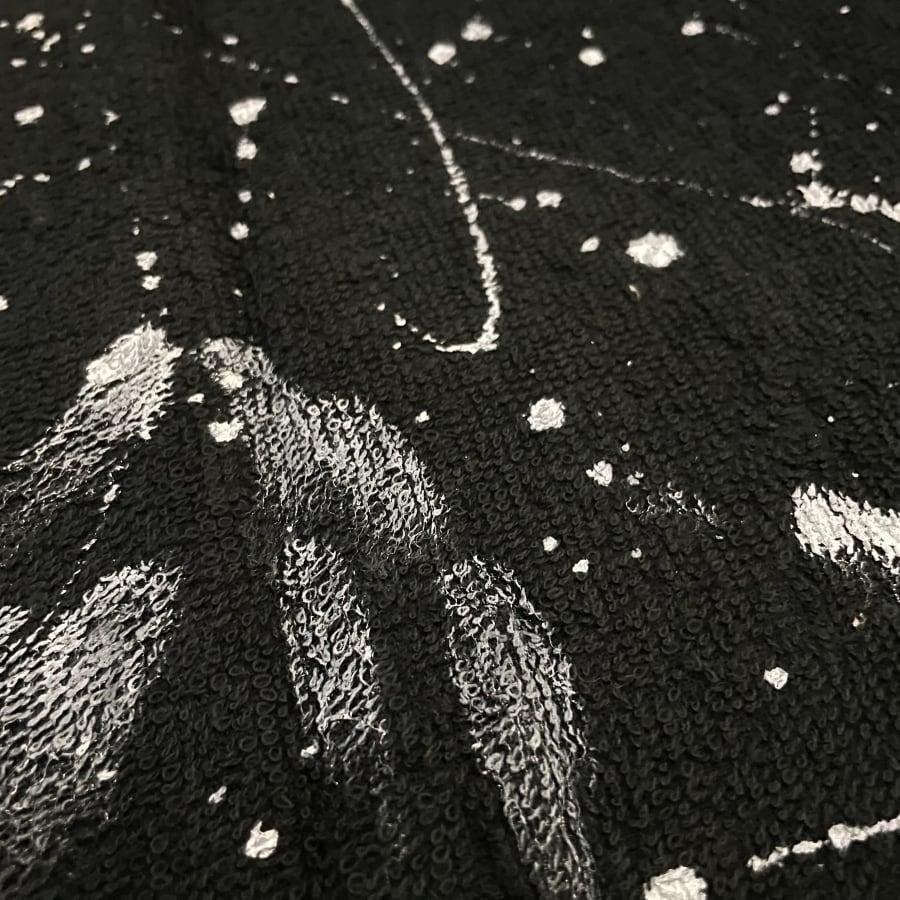 【Haculla】GLITCHED TERRY LONG SLEEVE SHIRT(BLACK) BLACK M