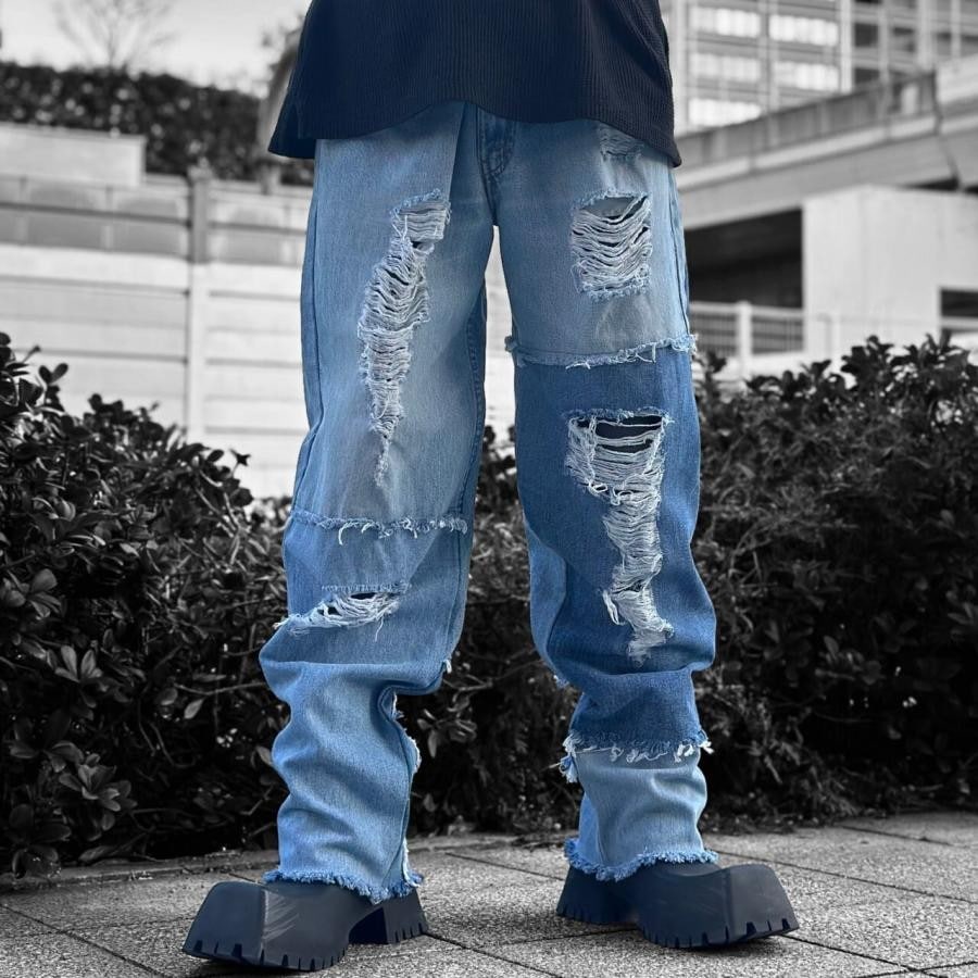 【ZAC VARGAS】crashdenimPT(INDIGO) INDIGO F