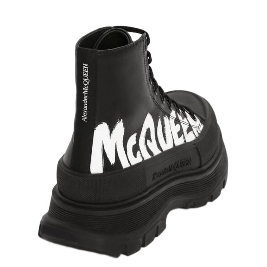 【ALEXANDER McQUEEN】H.BOOT TREAD.FA.S.RU(BLACK/WHITE) BLACK/WHITE 36