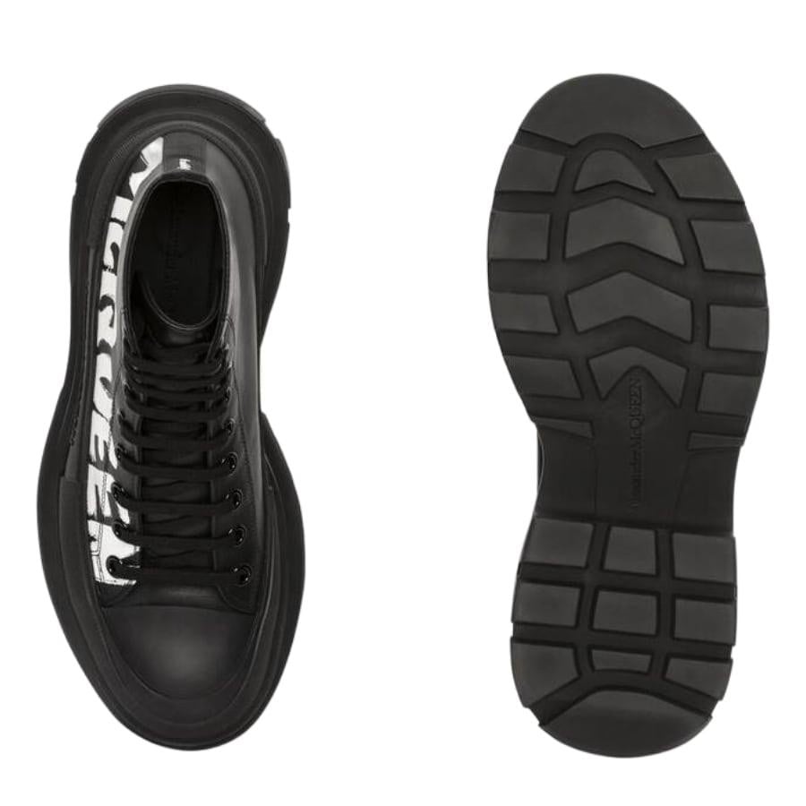 【ALEXANDER McQUEEN】H.BOOT TREAD.FA.S.RU(BLACK/WHITE) BLACK/WHITE 36