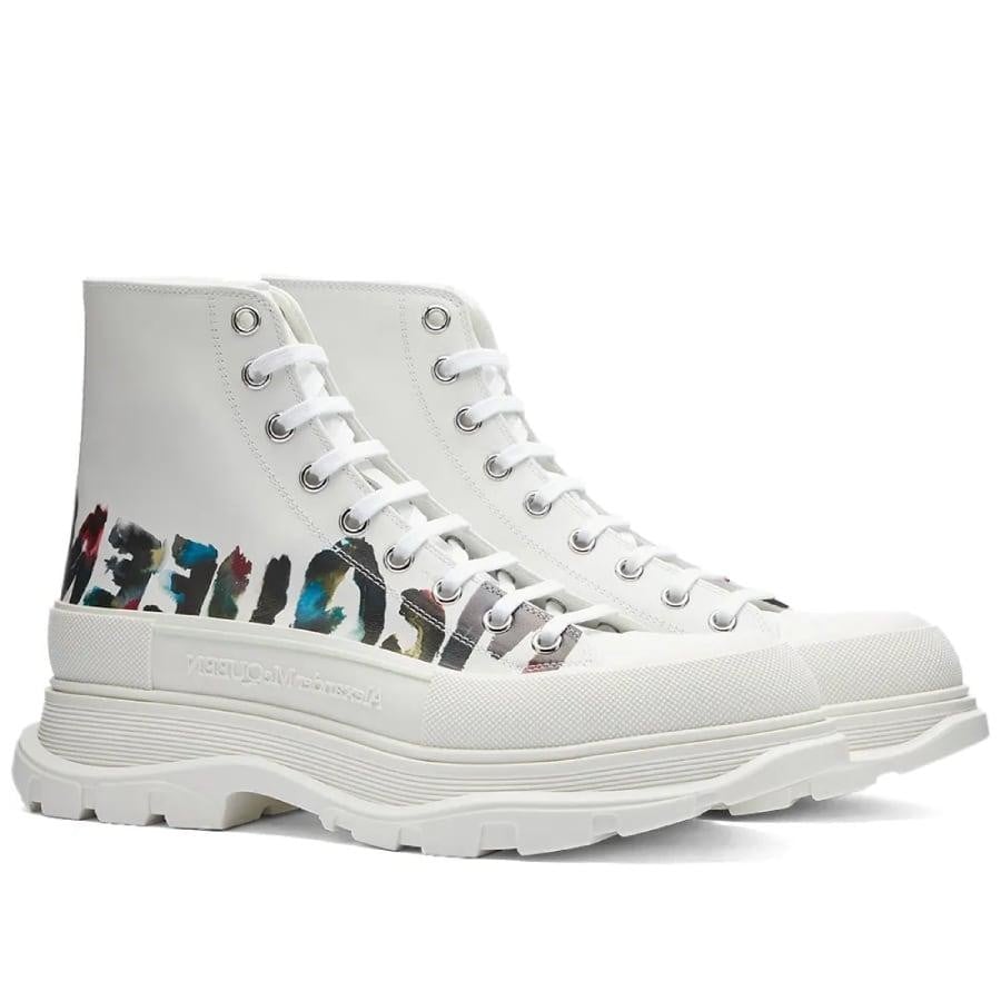 【ALEXANDER McQUEEN】H.BOOT TREAD.LE.S.RU(WHITE MULTI) WHITE MULTI 42
