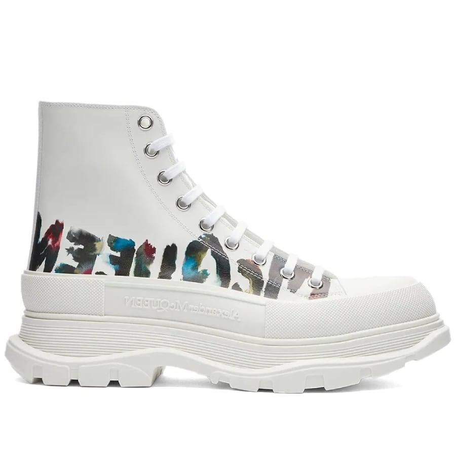 【ALEXANDER McQUEEN】H.BOOT TREAD.LE.S.RU(WHITE MULTI) WHITE MULTI 43