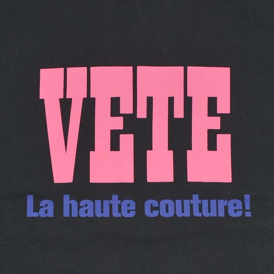【VETEMENTS】LA HAUTE COUTURE T-SHIRT(BLACK) BLACK S