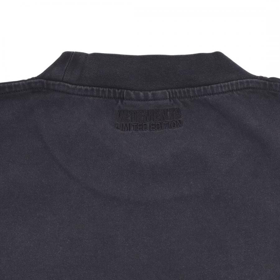 【VETEMENTS】LOGO LIMITED EDITION T-SHIRT(WASHED BLACK) WASHED BLACK S