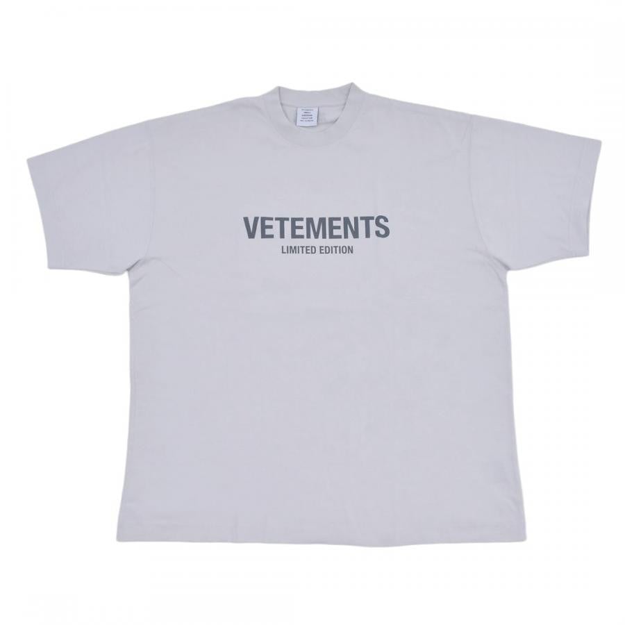 【VETEMENTS】LOGO LIMITED EDITION T-SHIRT(CREAM) CREAM M