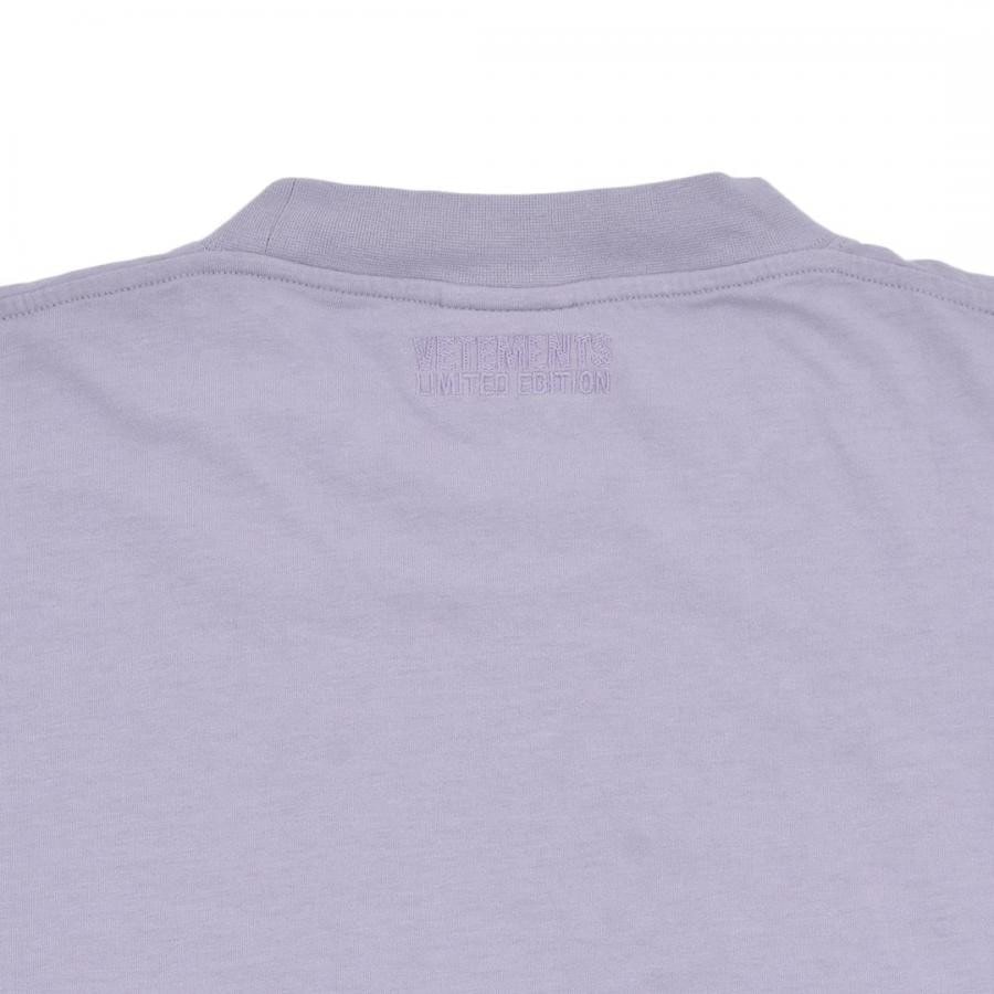 【VETEMENTS】LOGO LIMITED EDITION T-SHIRT(LAVENDER) LAVENDER XS