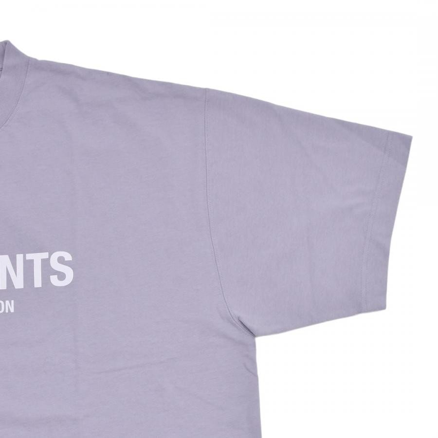 【VETEMENTS】LOGO LIMITED EDITION T-SHIRT(LAVENDER) LAVENDER XS