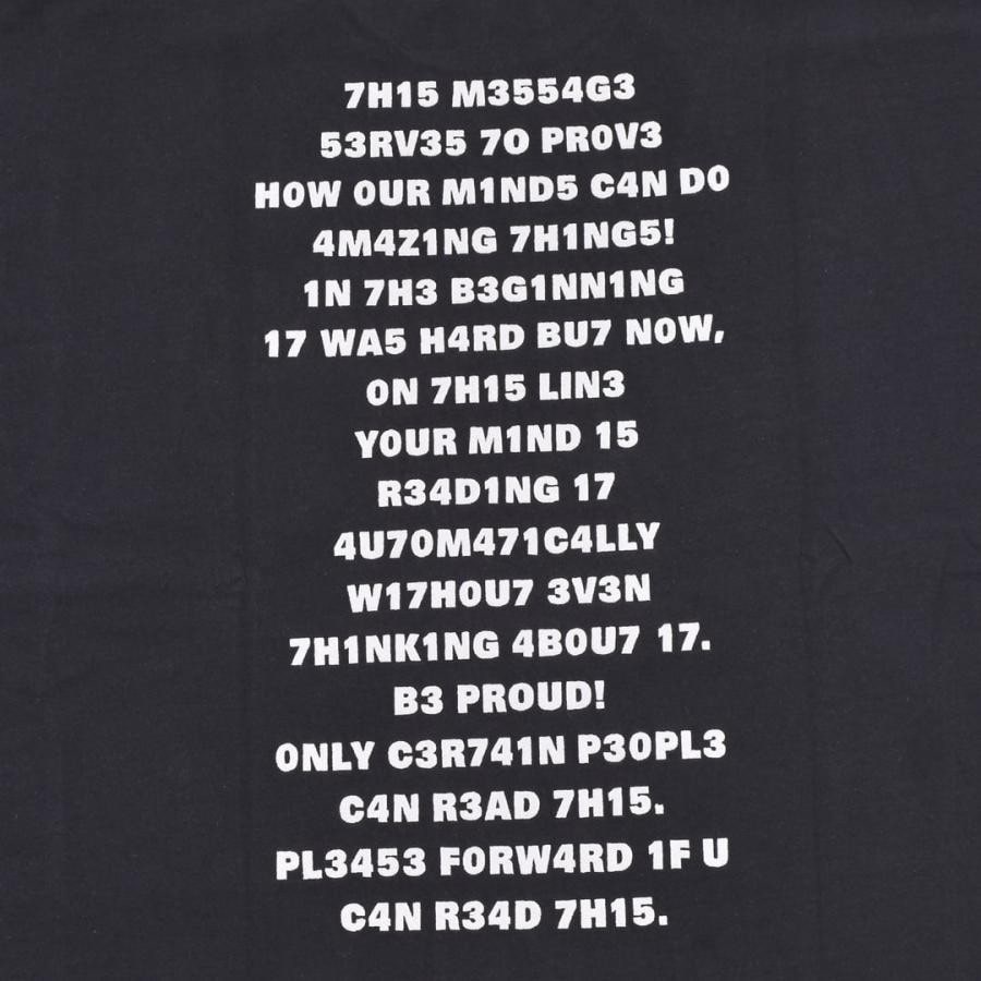 【VETEMENTS】BRAIN POWER T-SHIRT(BLACK) BLACK XS