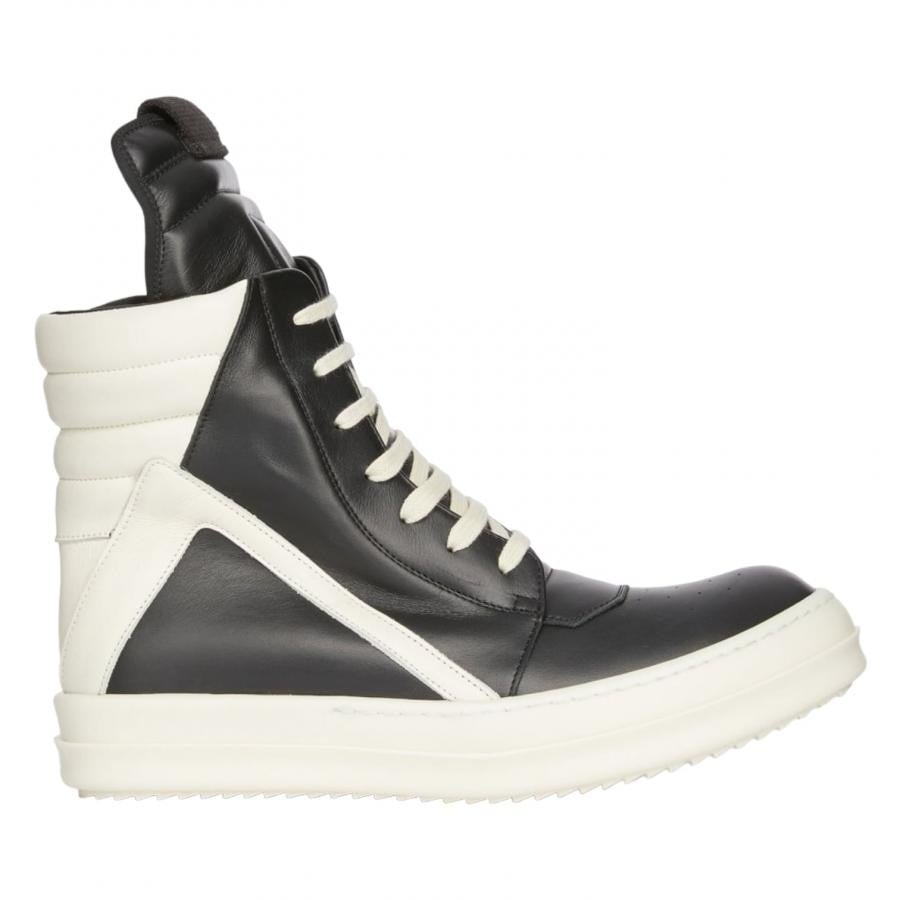 【Rick Owens】GEOBASKET(BLACKWHITE)(UNISEX) BLACK/WHITE 42
