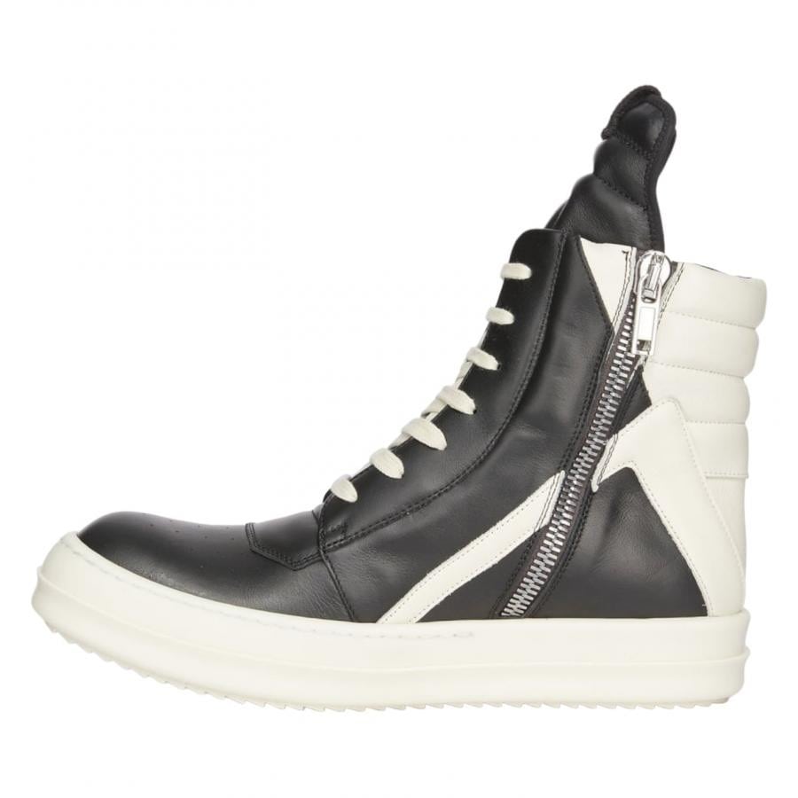 【Rick Owens】GEOBASKET(BLACKWHITE)(UNISEX) BLACK/WHITE 42