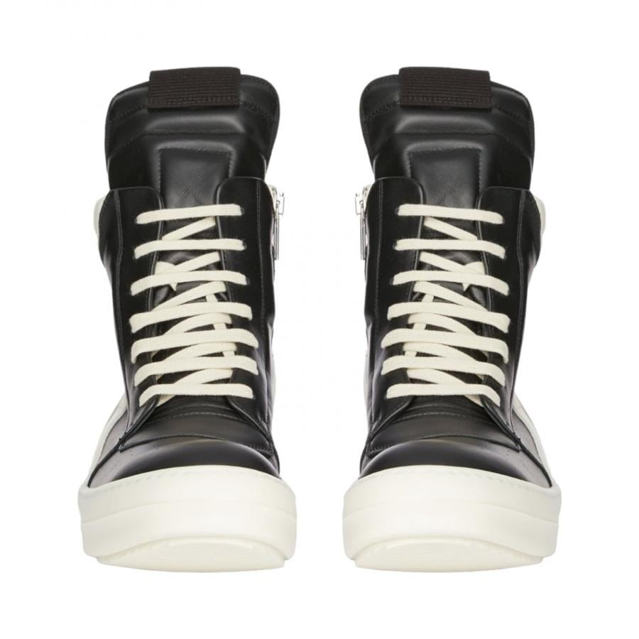 【Rick Owens】GEOBASKET(BLACKWHITE)(UNISEX) BLACK/WHITE 43