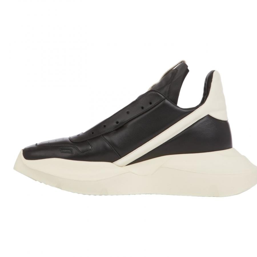 【Rick Owens】GETH RUNNER(BLACKWHITE) BLACK/WHITE 43