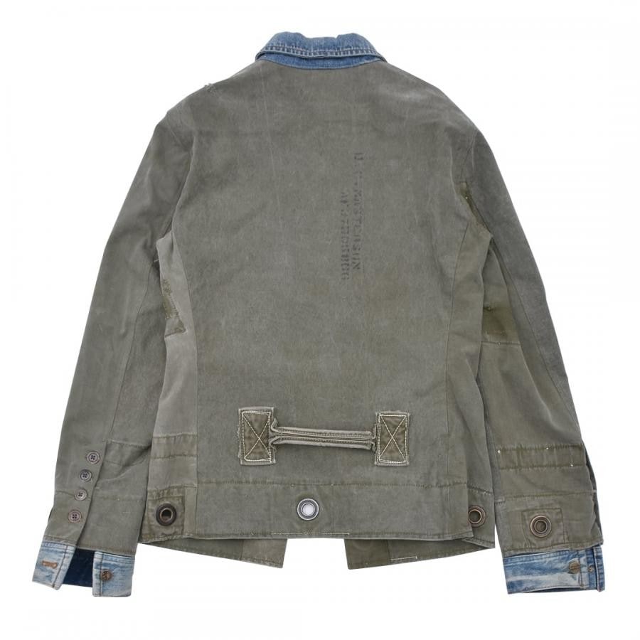 GREG LAUREN DUFFLE BAG TRUCKER FRONT OLLIE KHAKI KHAKI 3