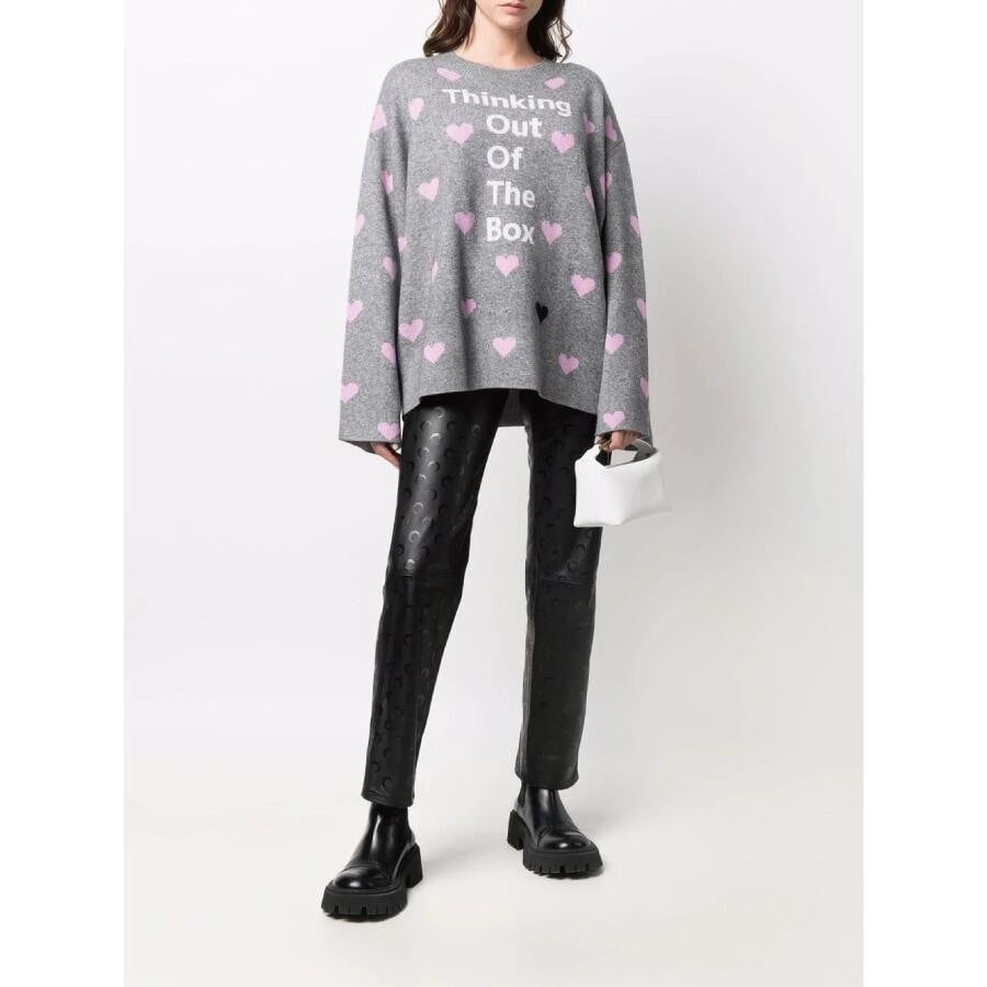NATASHA ZINKO THINKING OUT OF THE BOX JUMPER GREY GREY XS