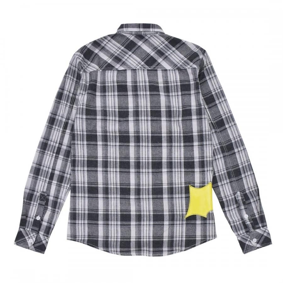 NATASHA ZINKO LS SHIRT YELLOW BAT VINTAGE REMADE UNIQU BEIGE/RED 39