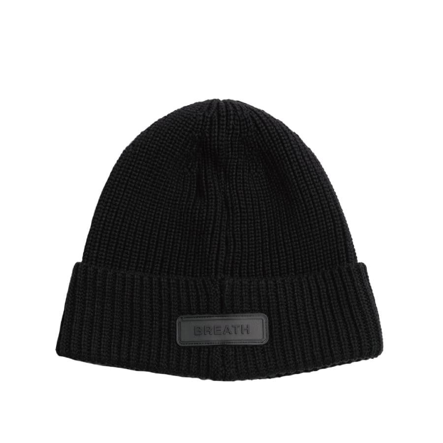 【BREATH】SILLICONE PATCH KNIT CAP LIGHT PURPLE F