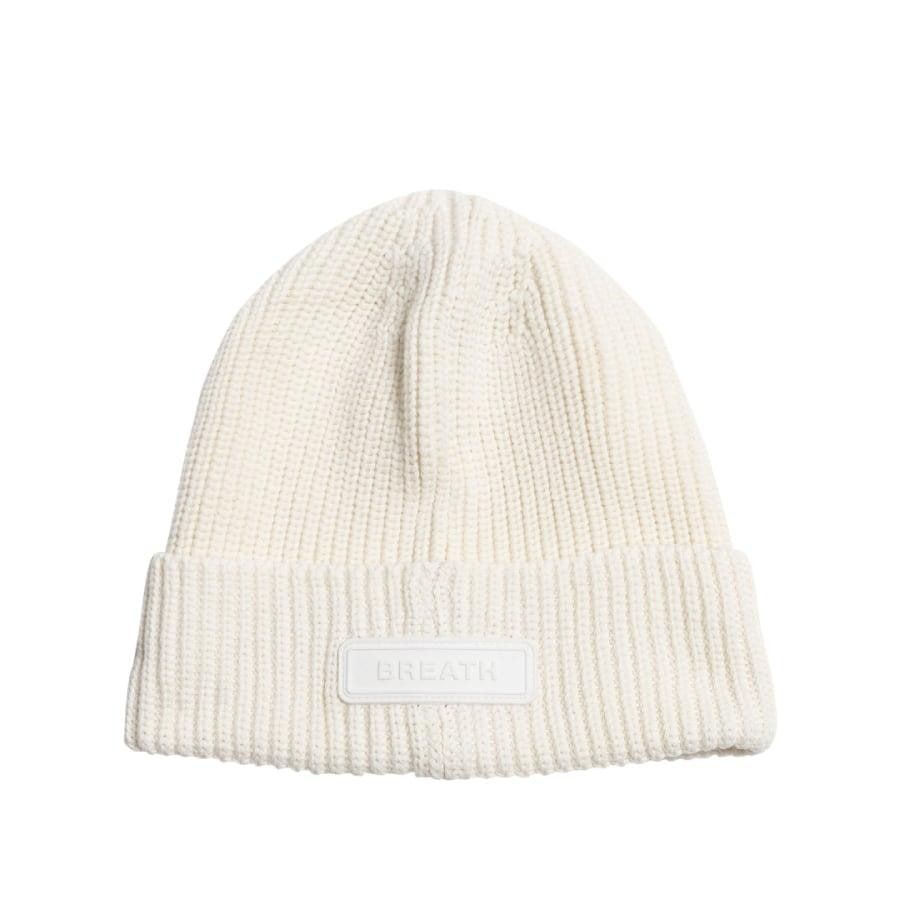 【BREATH】SILLICONE PATCH KNIT CAP LIGHT PURPLE F