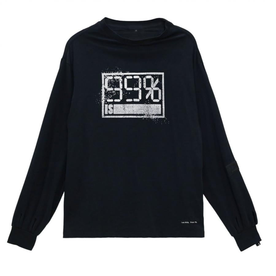【99%IS】99%IS- Box Logo " MYEOKSAL " Sleeve " Glow In The Dark "(BLACK) BLACK 3