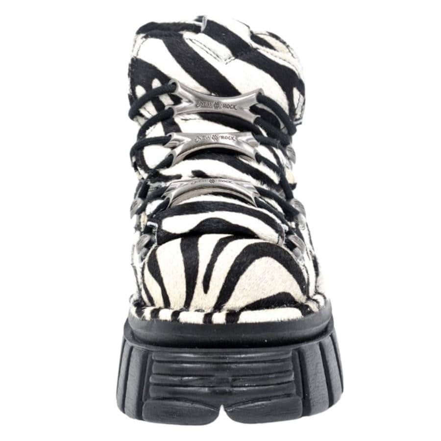 【VETEMENTS】VETEMENTS X NEWROCK PLATFORM SNEAKERS(ZEBRA) ZEBRA 41