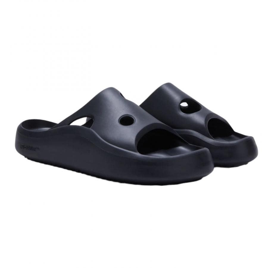 【OFF-WHITE】METEOR RUBBER SLIDER(BLACK) BLACK 43