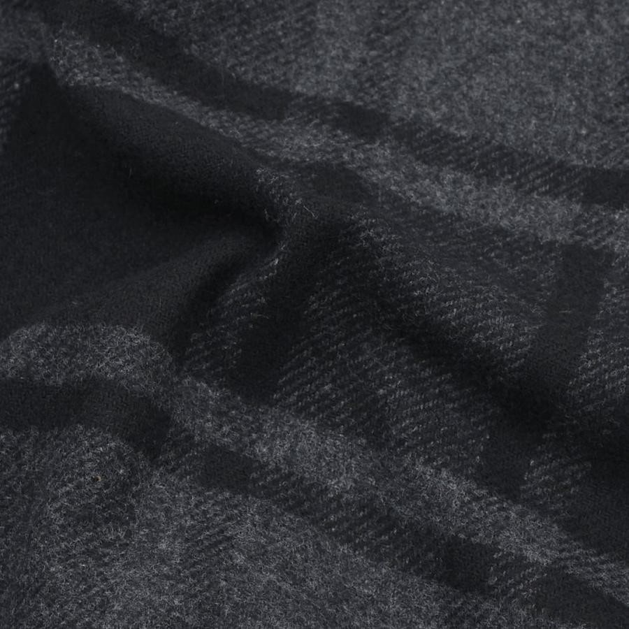 【OFF-WHITE】OUTLINE ARR FLANNEL SHIRT(GREY/WHITE) GREY/WHITE L