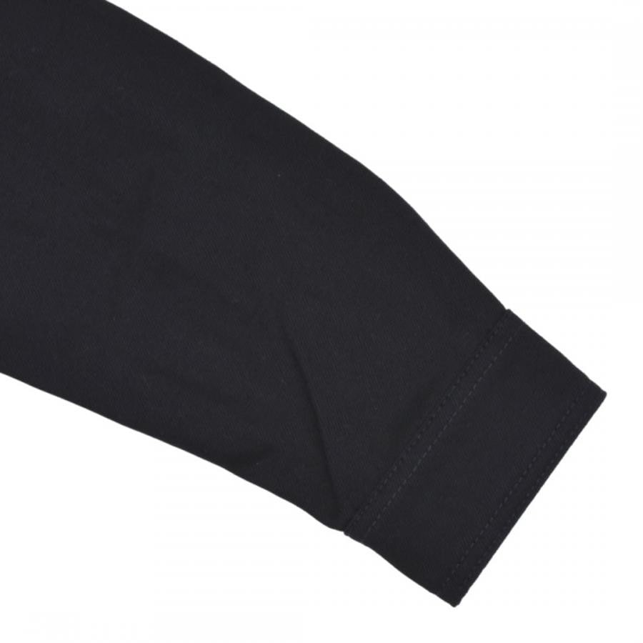 【OFF-WHITE】SINGLE ARROW DENIM SHIRT(BLACK/WHITE) BLACK/WHITE M