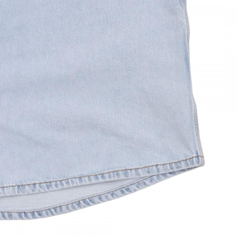 【OFF-WHITE】SINGLE ARROW DENIM SHIRT(BLUE/WHITE) BLUE/WHITE L