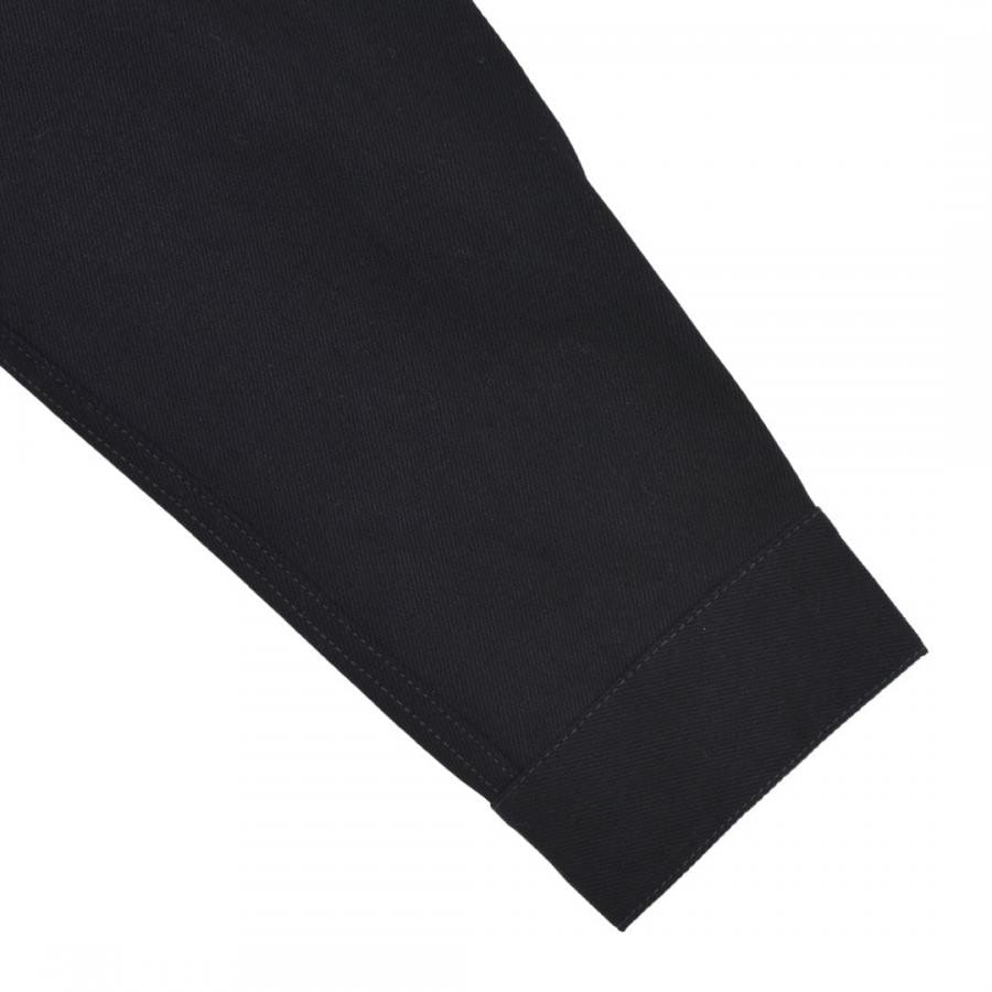 【OFF-WHITE】DIAG TAB SLIM DENIM JACKET(BLACK/WHITE) BLACK/WHITE XL