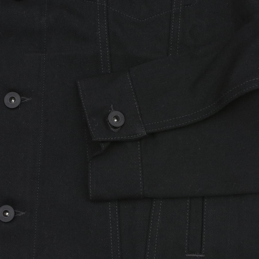 【OFF-WHITE】DIAG TAB SLIM DENIM JACKET(BLACK/WHITE) BLACK/WHITE XL