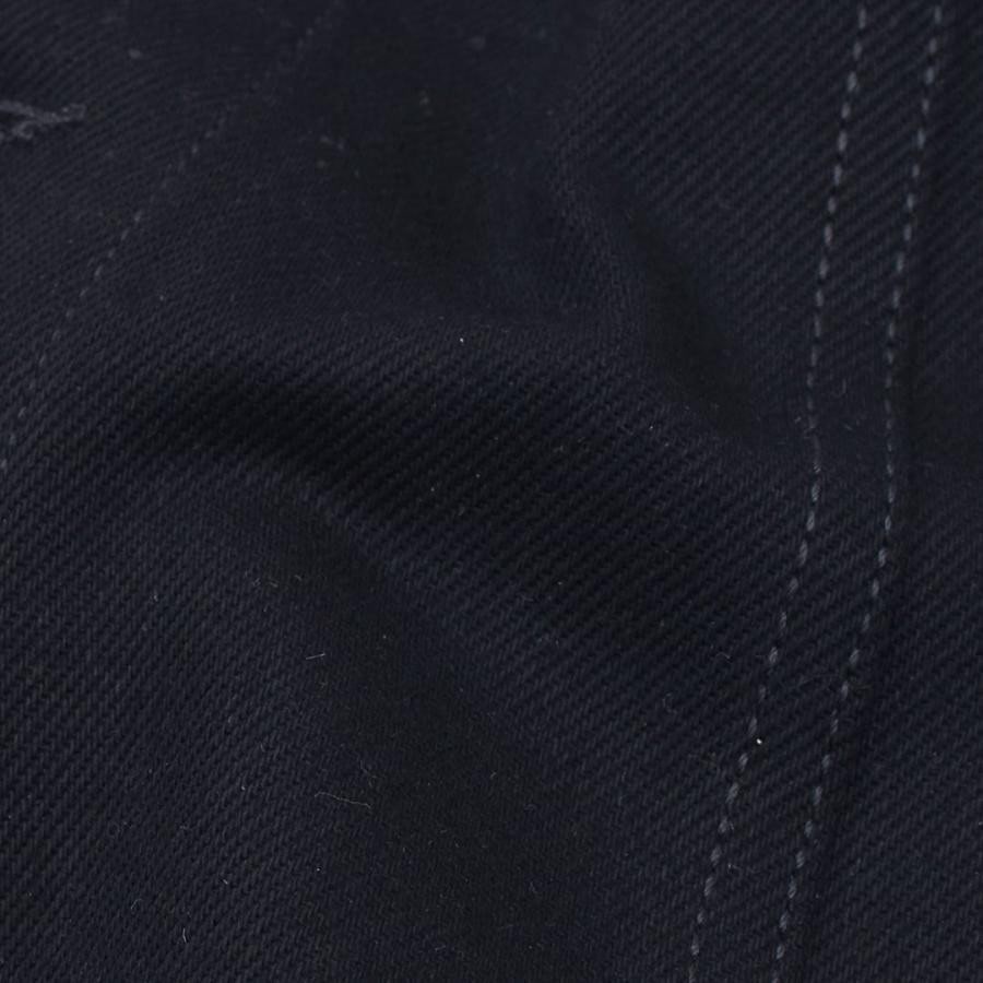 【OFF-WHITE】DIAG TAB SLIM DENIM JACKET(BLACK/WHITE) BLACK/WHITE XL