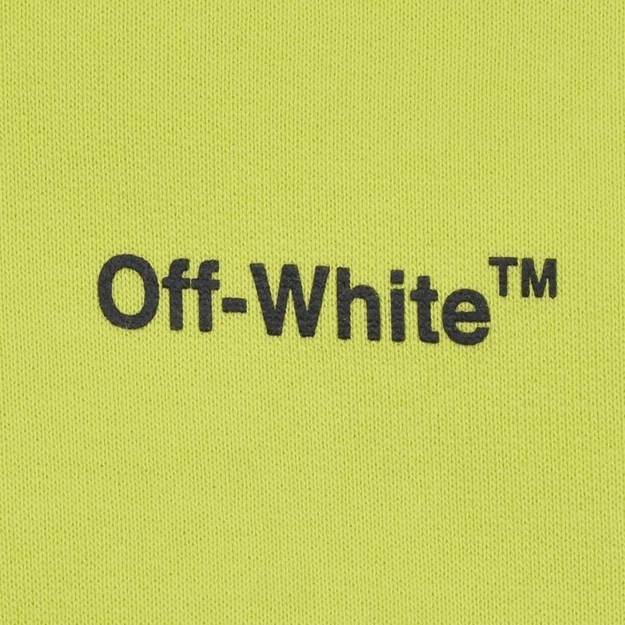 【OFF-WHITE】CARAVAG ARROW OVER HOODIE(LIME/BLACK) LIME/BLACK XL