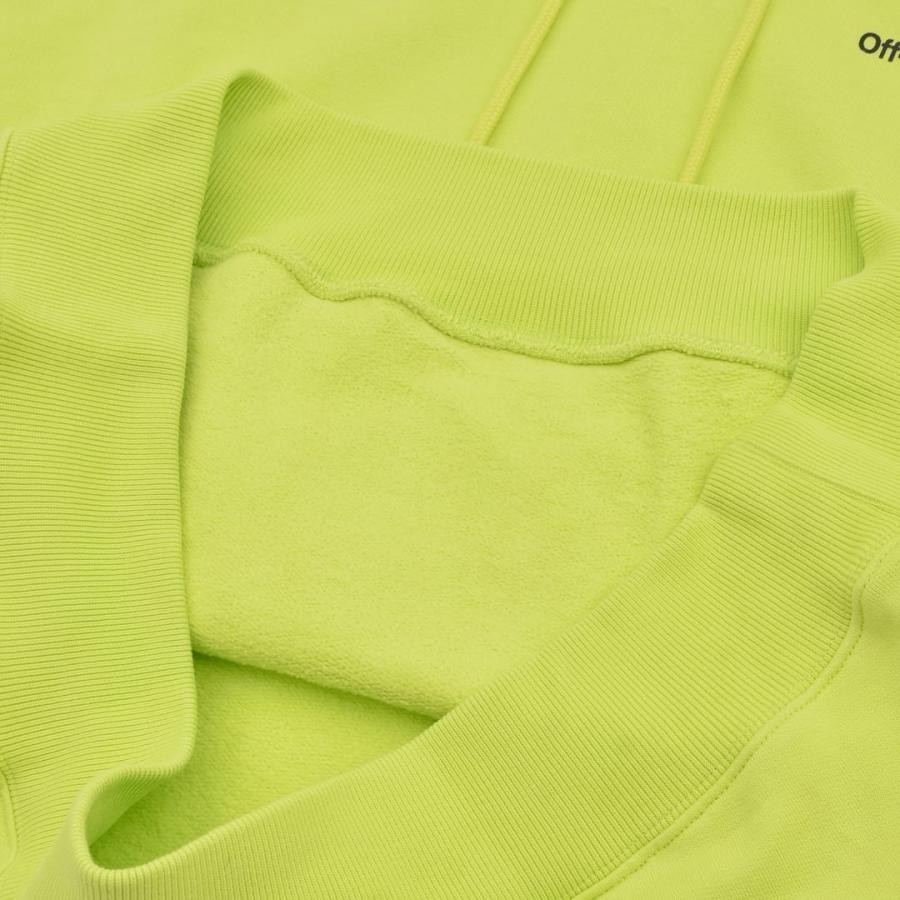 【OFF-WHITE】CARAVAG ARROW OVER HOODIE(LIME/BLACK) LIME/BLACK XL